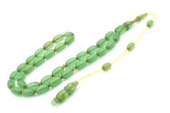 Mehmet Emin Ceylan Yapımı Yeşil Çubuk Katalin Tesbih