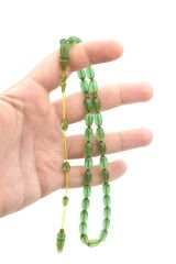 Mehmet Emin Ceylan Yapımı Yeşil Çubuk Katalin Tesbih