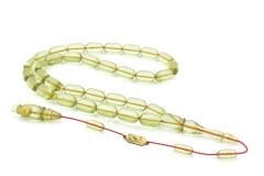 Mehmet Emin Ceylan İmzalı Açık Yeşil Çubuk Katalin Tesbih