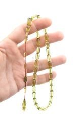 Mehmet Emin Ceylan İmzalı Açık Yeşil Çubuk Katalin Tesbih