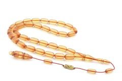 Mehmet Emin Ceylan İmzalı Bej Çubuk Katalin Tesbih