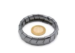 HAKİKİ DOĞAL HEMATİT TAŞI BİLEKLİK 1. KALİTE 003