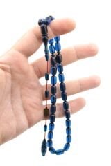 Mehmet Emin Ceylan İmzalı Lacivert Çubuk Katalin Tesbih