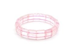 HAKİKİ DOĞAL PEMBE KUVARS BİLEKLİK 1.KALİTE 003