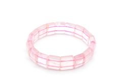 HAKİKİ DOĞAL PEMBE KUVARS BİLEKLİK 1.KALİTE 003