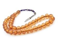 Usta İşi Basık Model Bej İran Necef Bağa Tesbih İri Boy