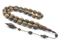 Usta İmzalı Tombul Beyzi Kesim İri Boy Pelesenk Ağacı Tesbih