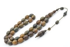 Usta İmzalı Tombul Beyzi Kesim İri Boy Pelesenk Ağacı Tesbih