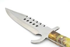 31 Cm El Yapımı Çelik Deri Kılıflı Antika Görünümlü Bıçak Çakı
