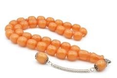 Gümüş Kaplama Kamçılı Fıçı Kesim Beyaz Katalin Tesbih İri Boy