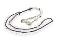 Küre Kesim Kokulu Şeffaf Toz Kehribar Tesbih 10 Mm