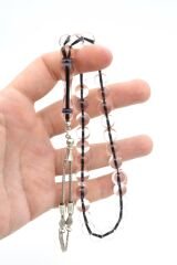 Küre Kesim Kokulu Şeffaf Toz Kehribar Tesbih 10 Mm