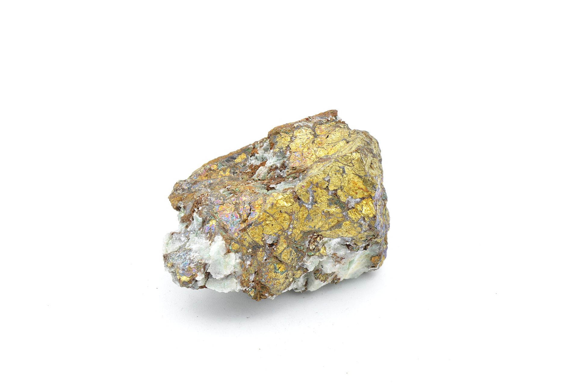 Hakiki Doğal Kalkopirit Taşı Kaya Parçası 80 Gram