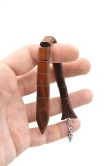 Usta İşçilikli Kahverengi Pelesenk Ağacı Balık Tesbih