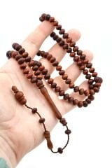 Usta İşi Sistemli Sığırcık Kesim 99 luk Keçiboynuzu Ağacı Tesbih