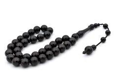 USTA İŞİ SİSTEMLİ KÜRE KESİM BLACKWOOD AĞACI TESBİH 1.KALİTE