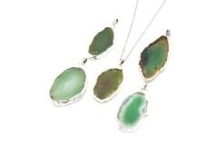 DOĞAL YEŞİL AKİK KOLYE UCU 1.KALİTE 006