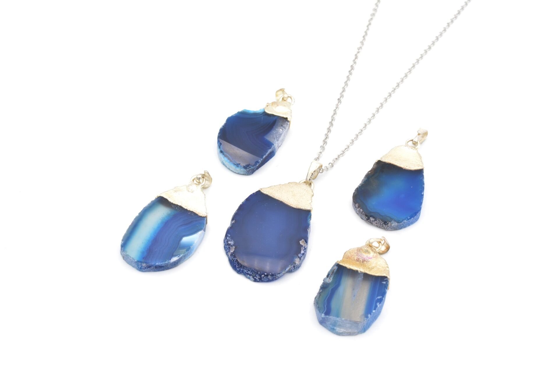 DOĞAL LACİVERT AKİK KOLYE UCU 1.KALİTE 004