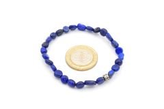 AMORF KESİM DOĞAL LAPİS LAZULİ TAŞI BİLEKLİK 1.KALİTE