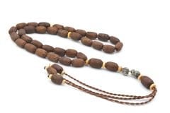 Turan Erdiren Usta İşi Koyu Zeytin Çekirdeği Tesbih