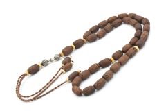 Turan Erdiren Usta İşi Koyu Zeytin Çekirdeği Tesbih