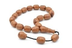 Sistemli İri Boy Kapsül Kesim Andız Ağacı Efe Maskot Tesbih 001