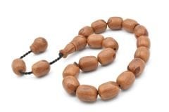 Sistemli İri Boy Kapsül Kesim Andız Ağacı Efe Maskot Tesbih 001