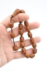 Sistemli İri Boy Kapsül Kesim Andız Ağacı Efe Maskot Tesbih 001