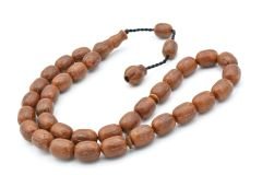 Sistemli İri Boy Kapsül Kesim Andız Ağacı Tesbih