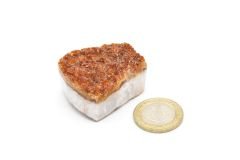 Hakiki Doğal Brezilya Sitrin Taşı Kaya Parçası 69 Gram