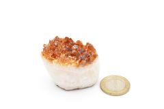 Hakiki Doğal Brezilya Sitrin Taşı Kaya Parçası 111 Gram