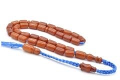 USTA İŞİ SİSTEMLİ KAPSÜL KESİM ÇUBUK MALZEME TURUNCU SIKMA KEHRİBAR TESBİH 124