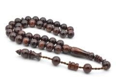 ÖZEL YAPIM KÜRE KESİM KAHVERENGİ ÇEKOSLAVAK KATALİN TESBİH