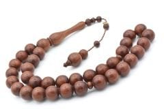 Hakkı Usta İmzalı Sistemli Küre Kesim İri Boy Gül Ağacı Tesbih 12 Mm