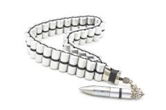 Zamak Malzemeli Usta İşi Mermi Kovanı Tesbih