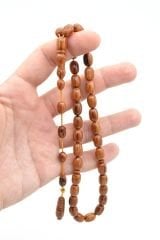 Enes Abdo İmzalı Kapsül Kesim Kahverengi Çekoslavak Katalin Tesbih