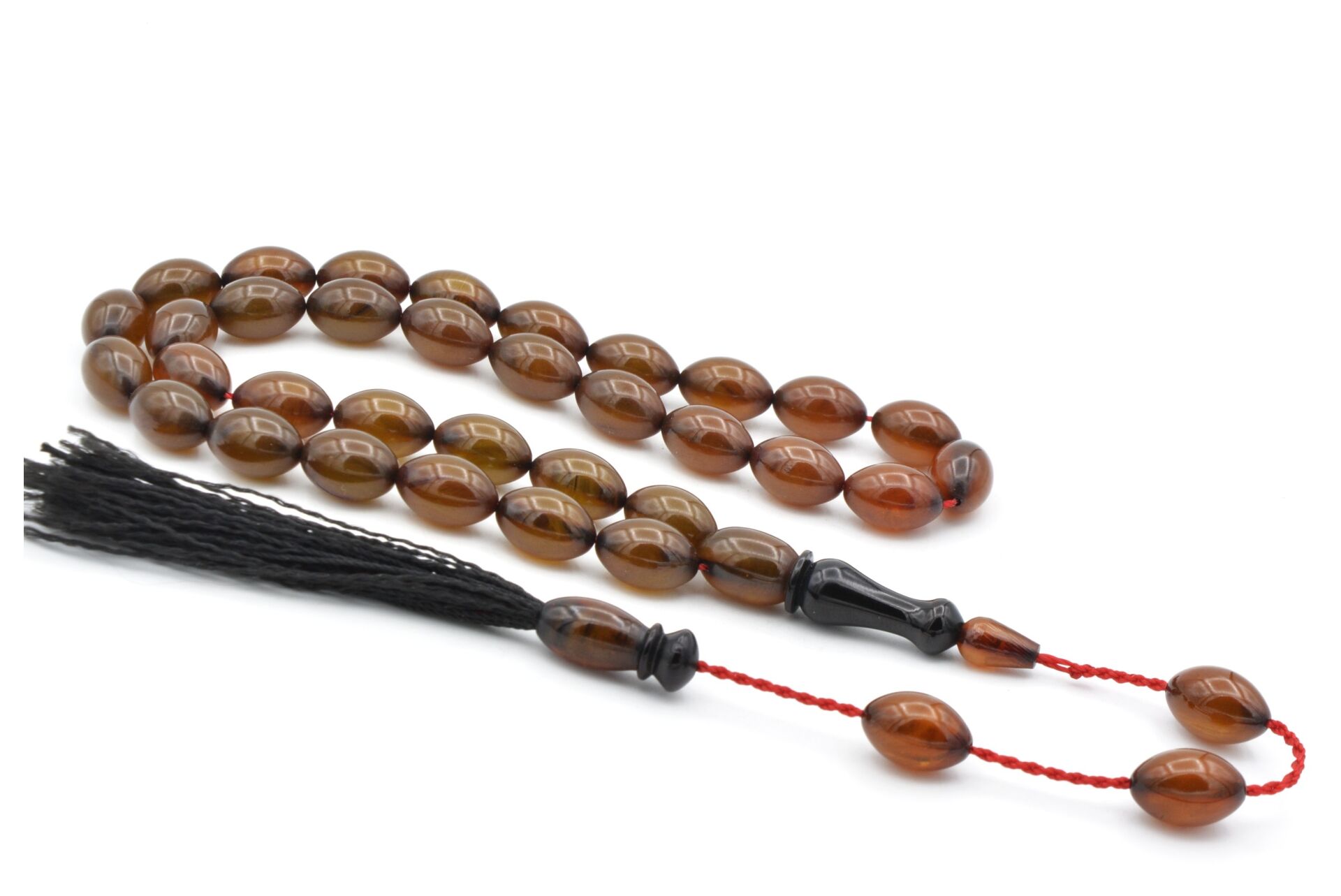 USTA İŞİ SİSTEMLİ ARPA KESİM YEŞİL SIKMA KEHRİBAR TESBİH 093