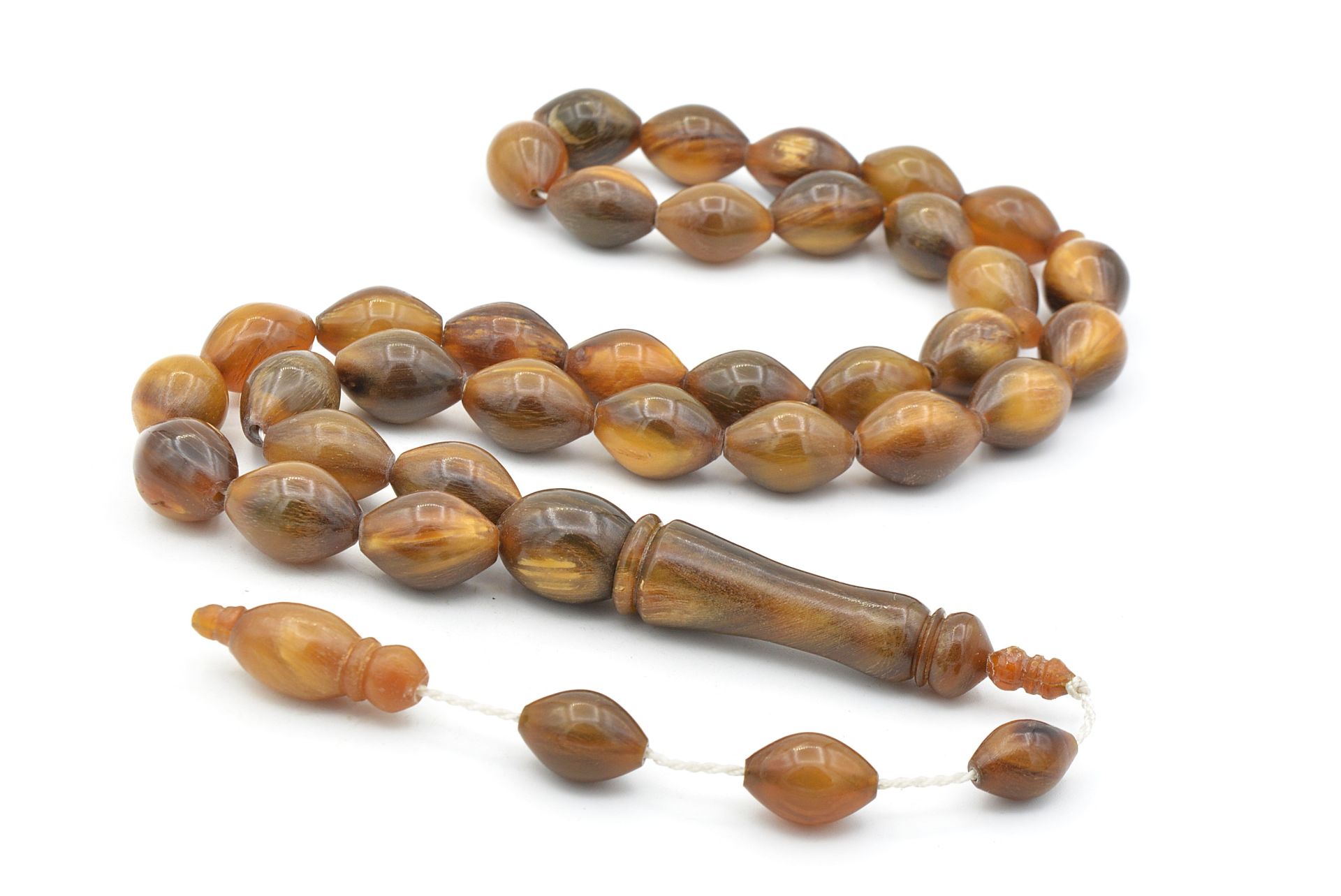 Usta İşi Sistemli Beyzi Kesim Dev Boy Ceylan Boynuzu Tesbih