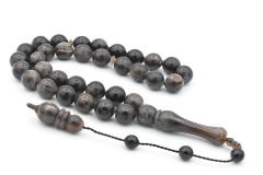 Usta İşi Sistemli Küre Kesim Dev Boy Bufalo Boynuzu Tesbih