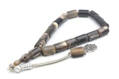 Kamçılı Kapsül Kesim Bufalo Boynuzu Efe Maskot Tesbih