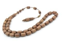 Usta İşi İmzalı Kapsül Kesim Kokulu Sandal Ağacı Tesbih