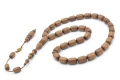 Usta İşi İmzalı Kapsül Kesim Kokulu Sandal Ağacı Tesbih