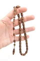 Usta İşi İmzalı Kapsül Kesim Kokulu Sandal Ağacı Tesbih