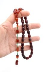 USTA İŞİ SİSTEMLİ FIÇI KESİM RENK SÜZMESİ SIKMA KEHRİBAR TESBİH 087