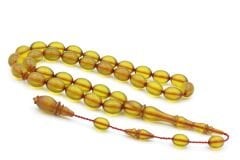 Ahmet Mstef Yapımı Beyzi Açık Yeşil Ateş Kehribar Tesbih