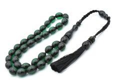 USTA İŞİ SİSTEMLİ BEYZİ KESİM PETROL MAVİSİ SIKMA KEHRİBAR TESBİH 079