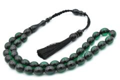 USTA İŞİ SİSTEMLİ BEYZİ KESİM PETROL MAVİSİ SIKMA KEHRİBAR TESBİH 079