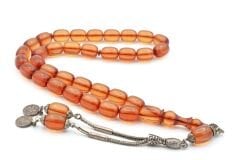 0.6 Şeffaf Delim Kapsül Kesim Bej Ateş Kehribar Tesbih