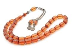 0.6 Şeffaf Delim Kapsül Kesim Bej Ateş Kehribar Tesbih