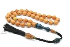 USTA İŞİ SİSTEMLİ BEYZİ KESİM KREM RENGİ SIKMA KEHRİBAR TESBİH 073